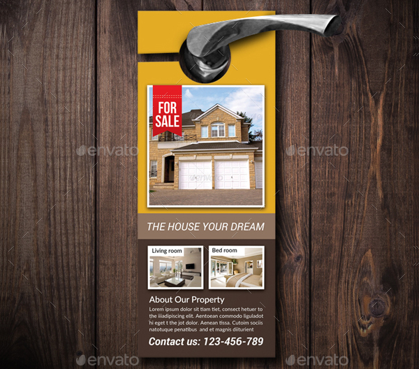 Real Estate Door Hanger Templates