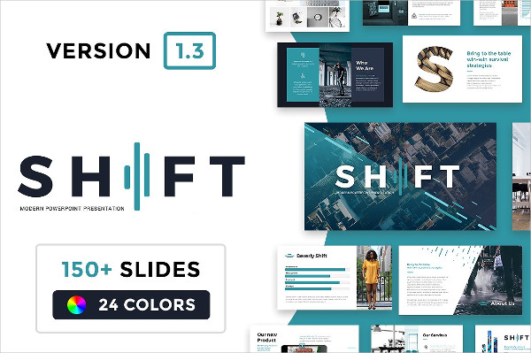Shift Modern Powerpoint Template