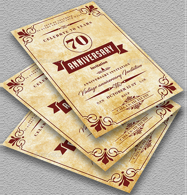 Silver Anniversary Invitation Card Templates