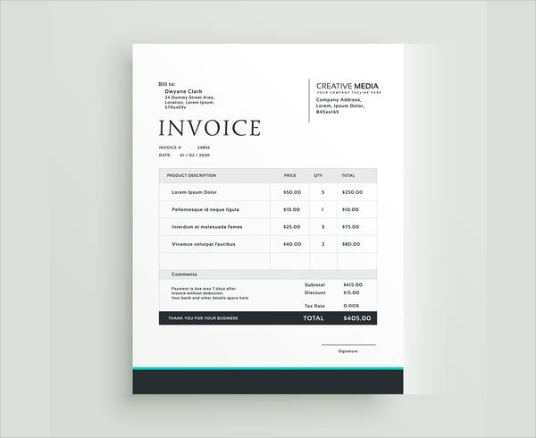 Free Simple Invoice Template