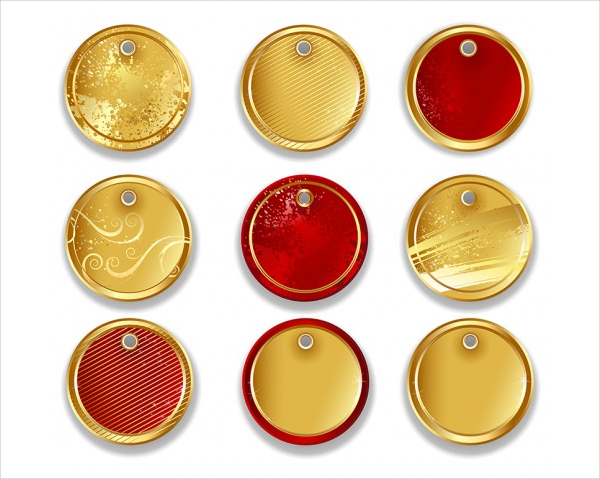 Simple Round Labels Template