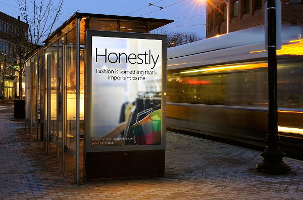 Street Billboard Mockup