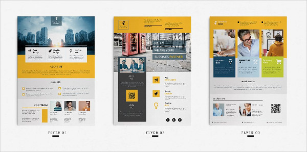 Stylish Corporate Flyer Templates