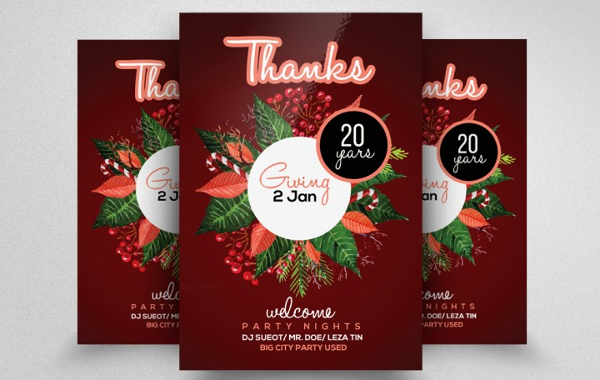 Thanks Giving Bake Sale Flyer
