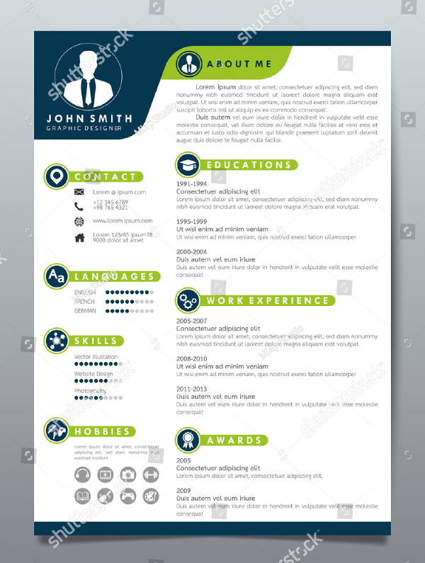 Unique Resume Design Template