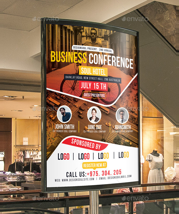 18+ Conference Poster Templates | Free & Premium PSD | Ai | Word ( Doc ) | InDesign Format Designs