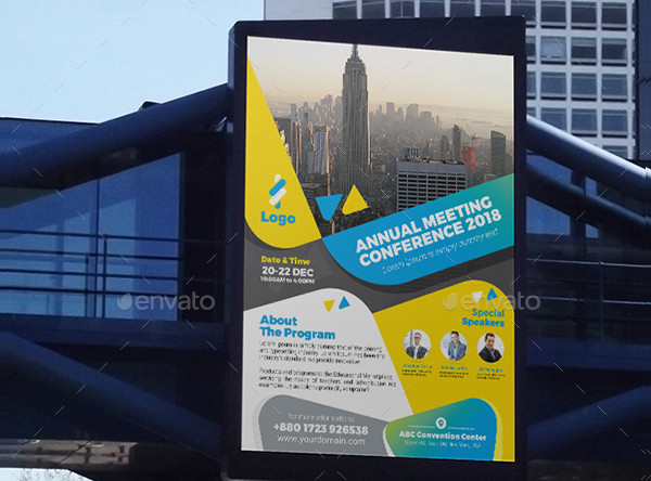 Event Summit Conference Poster Template
