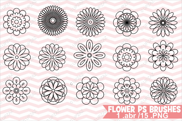 Photoshop Flower Brushes
