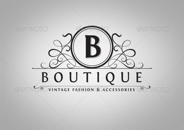 Vintage Boutique Logo Template