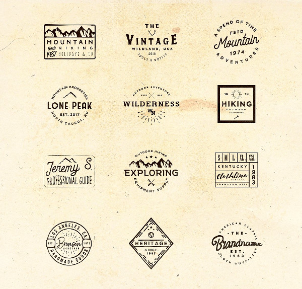 Vintage Gucci Logo Template