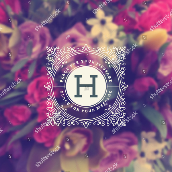 Vintage Monogram Logo Template