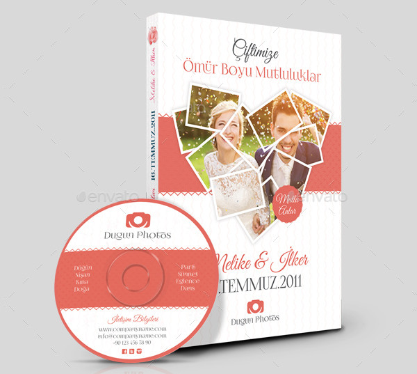 Wedding DVD Covers Design Template