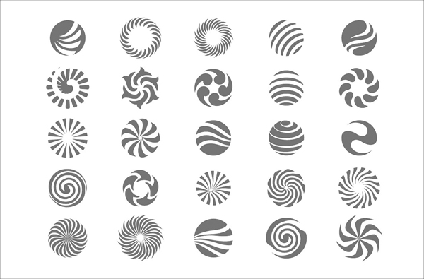 Abstract Circle Symbols