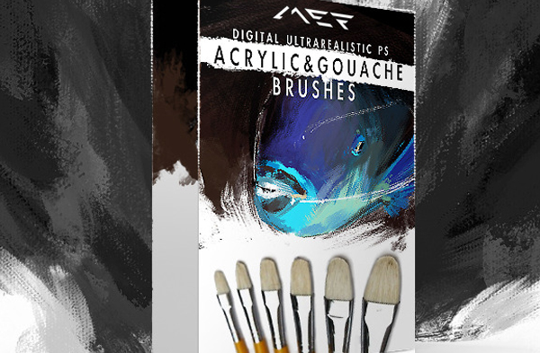 Acrylic Photoshop Brushes