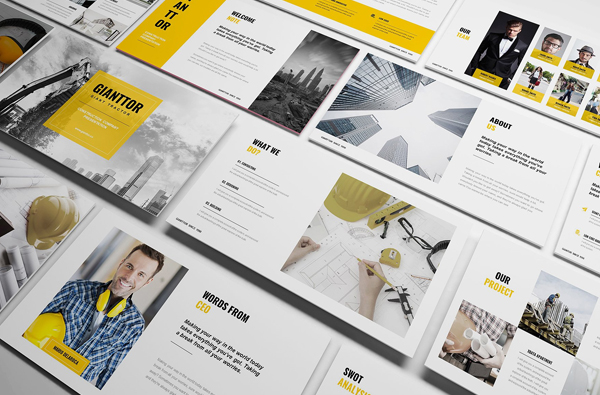 Best Construction PowerPoint Template