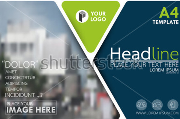 Modern Advertising Postcard Template