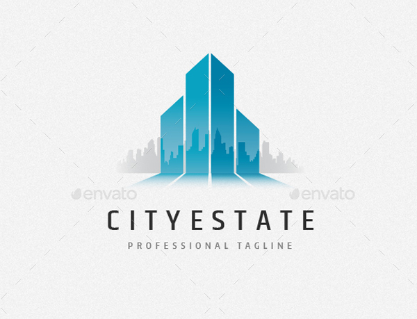 City Estate Building Logo Template