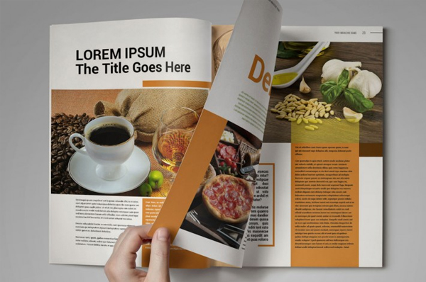 Cookbook Magazine Template
