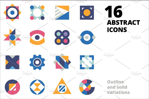 Creative Abstract Icons