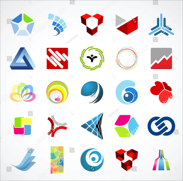Design Abstract Icons Set