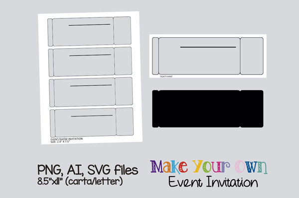 Event Ticket Invitation Templates