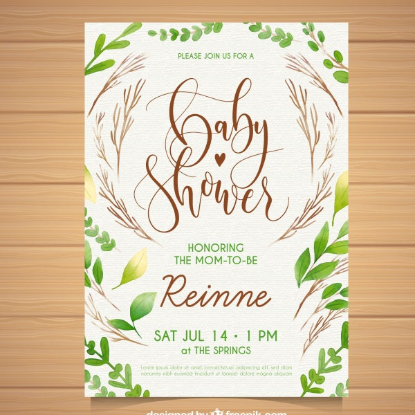 Free Baby Shower Invitation Templates