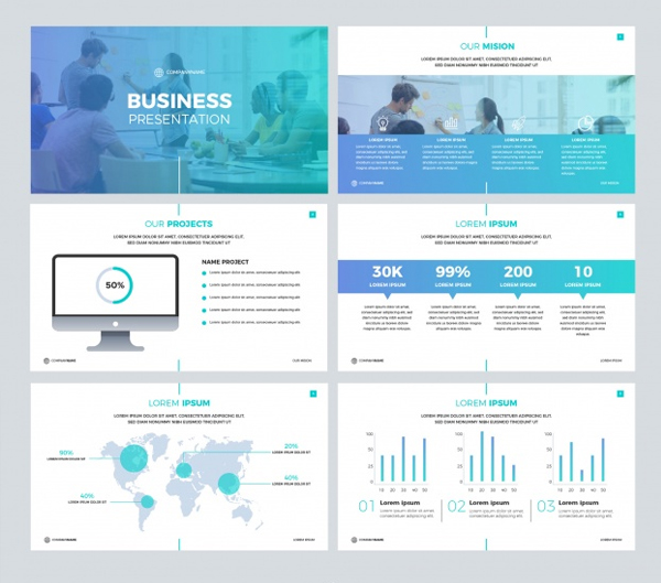 Free Download Business presentation Template