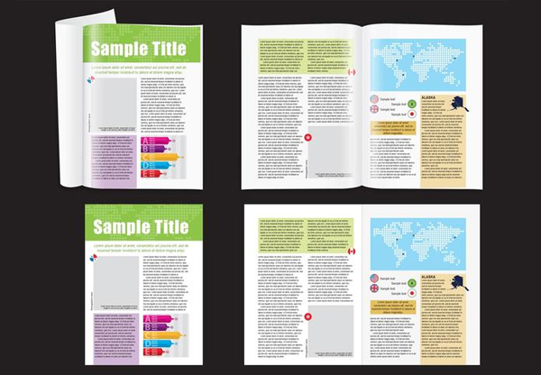 Free Download Map Layout Minimal Magazine