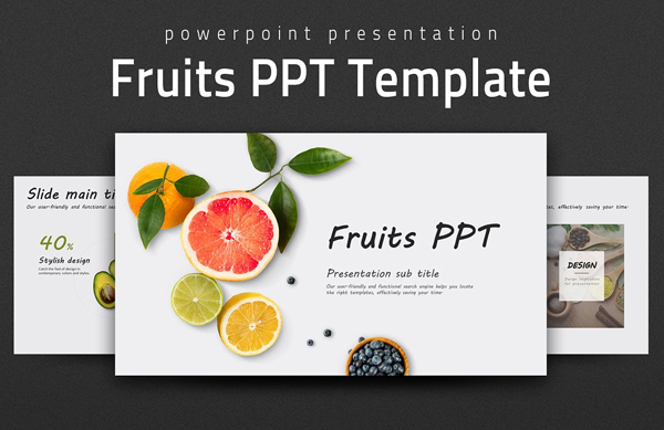 Fruits PowerPoint Presentation Template