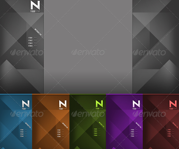 Geometric Youtube Channel Backgrounds