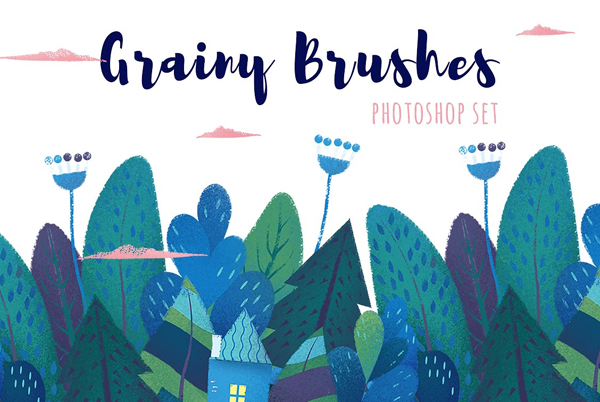 Grainy Brushes For Photoshop