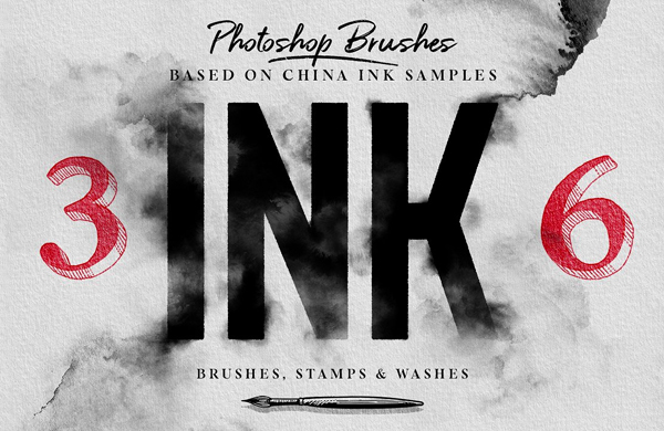 Ink Photoshop Brushes
