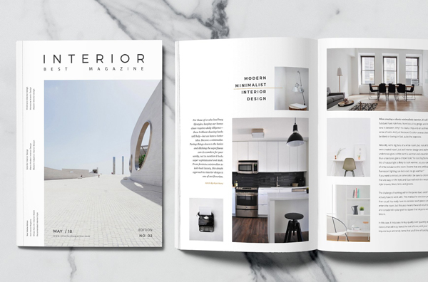Interior Minimal Magazine