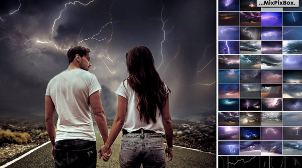 Lightning Photo Backgrounds