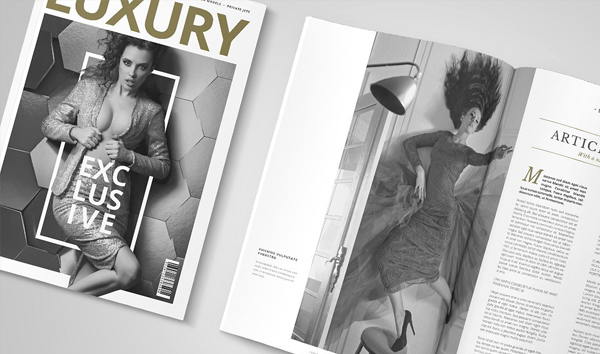 Luxury Minimal Magazine InDesign Template