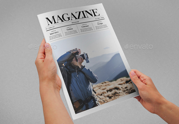 Minimal Style Magazine Template