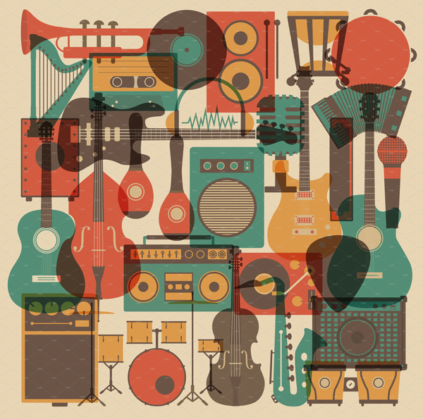 Music Abstract icons