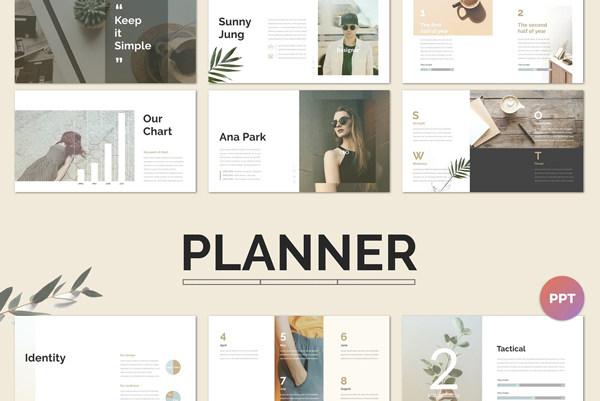 Outstanding Planner PowerPoint Presentation Template