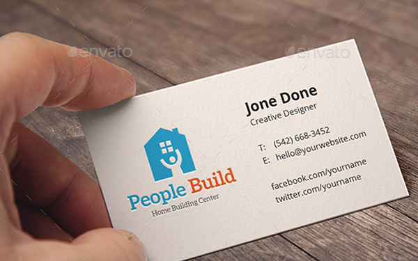 People Build Logo Design