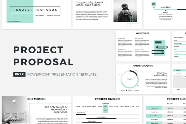 Project Proposal PowerPoint Presentation Template