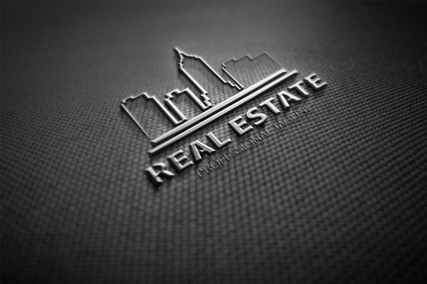 Real Estate Modern Building Logo Design