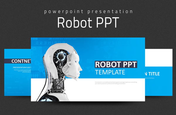 Robot PowerPoint Presentation Template