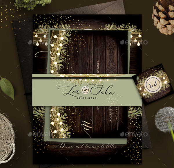 Save The Date Wedding Invitation Design