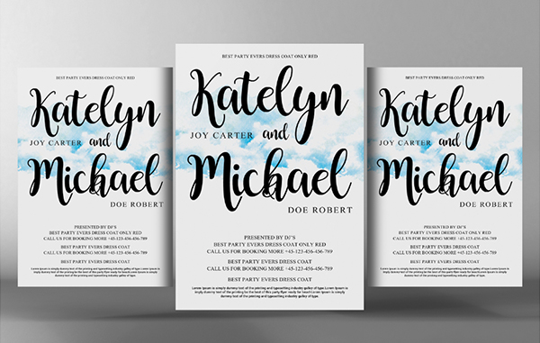 Simple Save The Date Wedding Invitation