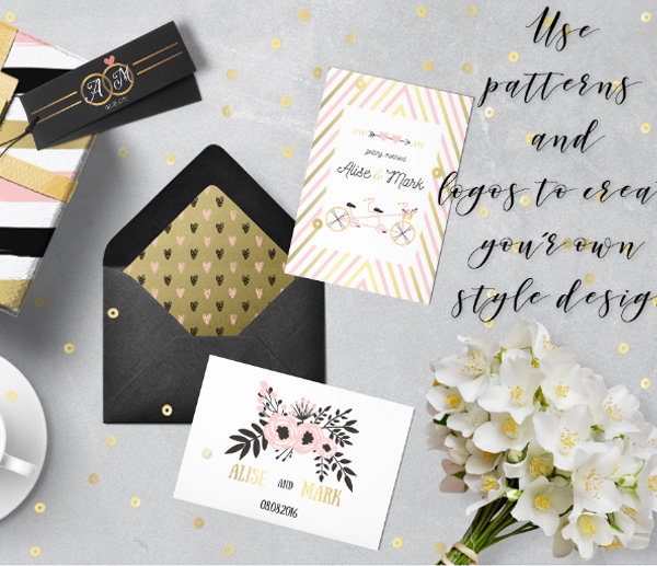 Save The Date Wedding Invitation Kit
