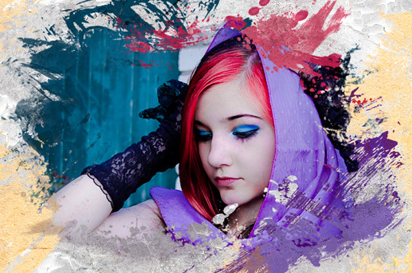 Watercolor Artistic Paint Photoshop Brushes