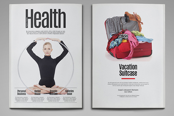 Welcome Health Magazine Template