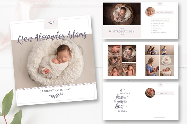 Best Baby Photo Album PSD Template