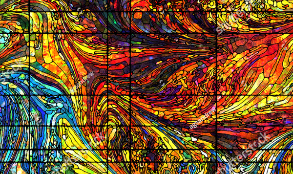 Best Colorful Stained Glass Patterns Texture