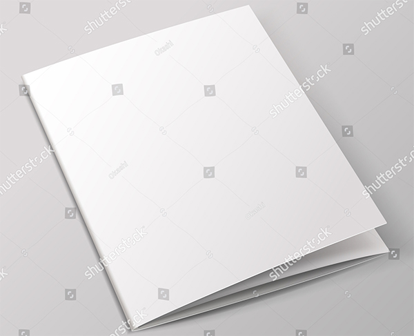 Vector Illustration Blank Brochure Template